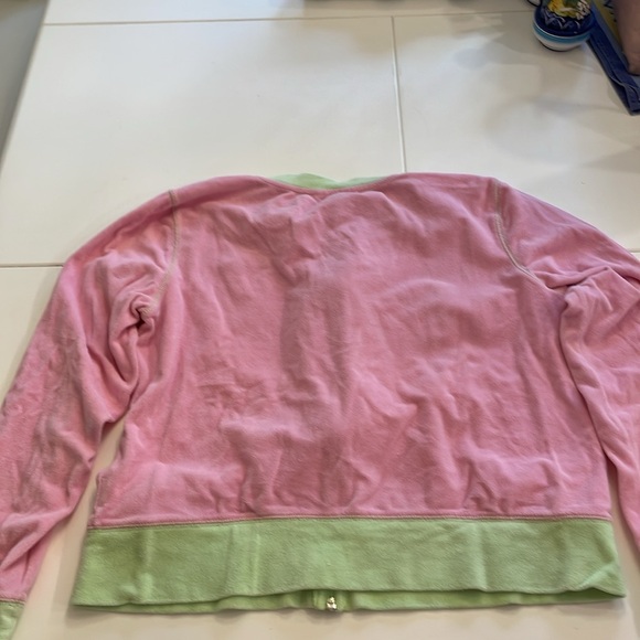 Vintage Lilly Pulitzer Terrycloth Sweatsuit size large white label - Picture 2 of 8